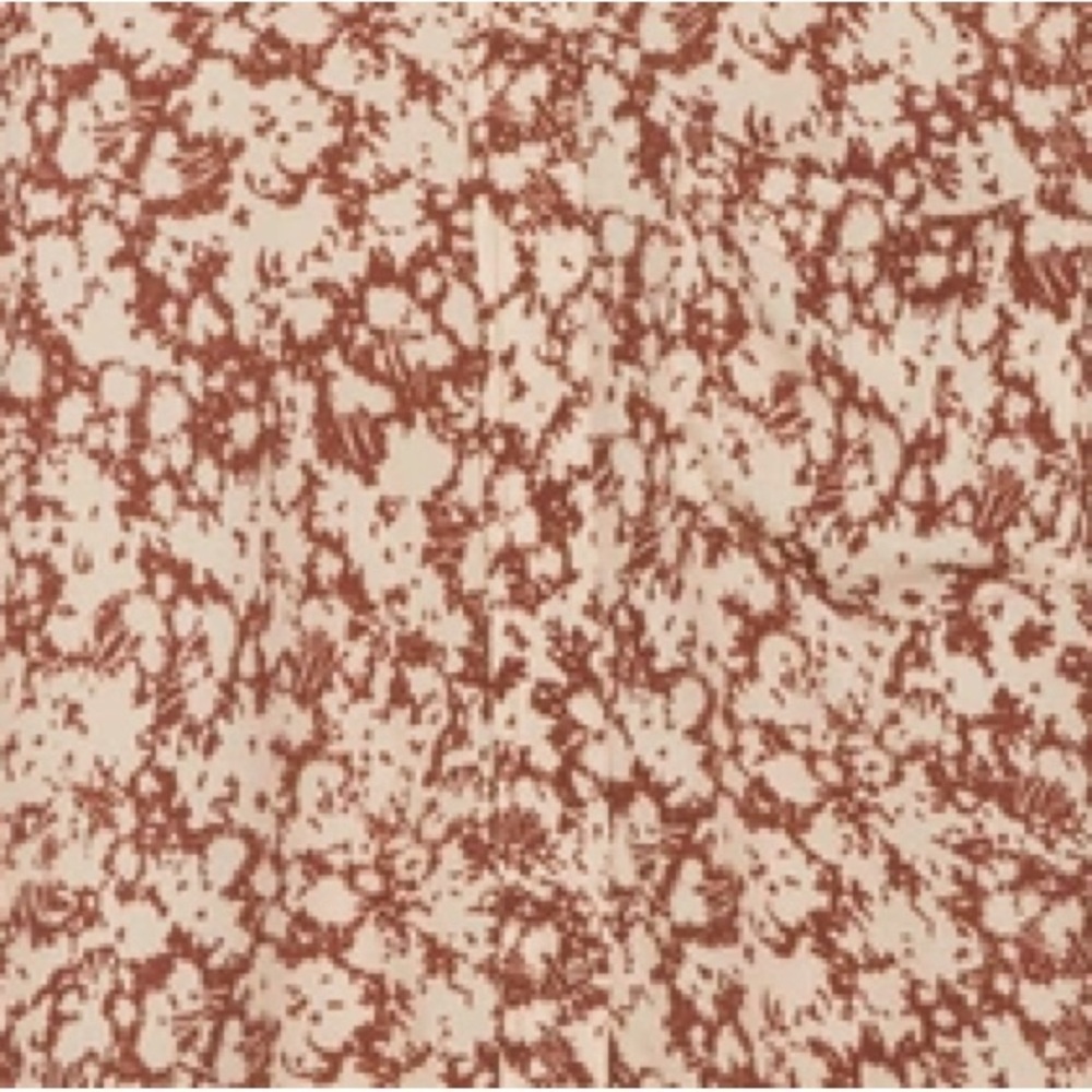 Jonathan Simkhai ✘ Floral-Print Long Sleeve Button Collared Shirt, Sienna, S - Picture 8 of 8